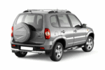 Рейлинги с попереч.проф.1,35 "Усиленный" CHEVROLET Niva 2002-2020/ LADA Niva 2020-/ LADA NIVA Travel 2021- (Серебристые) — изображение 2